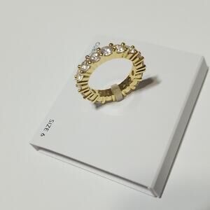 New! The M Jewelers The Round Eternity Band Ring Cubic Zirconia size 6